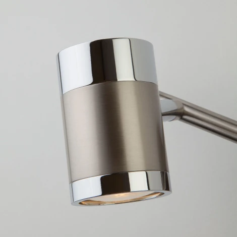 Спот на штанге Eurosvet Prime 20058/2 перламутровый сатин (220V, круглые)