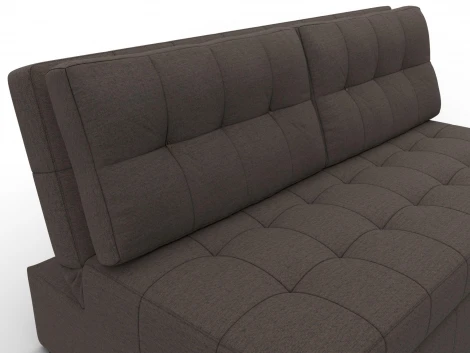 Диван прямой Лига-107 (160) (ЛДСП,Брус,Фанера,Рогожка/Коричневый) Лига Диванов 134913