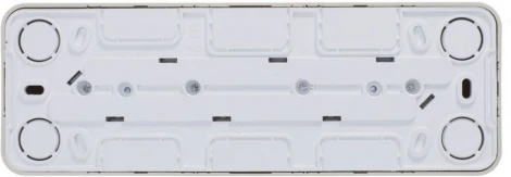 Розетка накладная четверная с заземлением и шторками (бежевый) Systeme Electric Blanca BLNRA011417