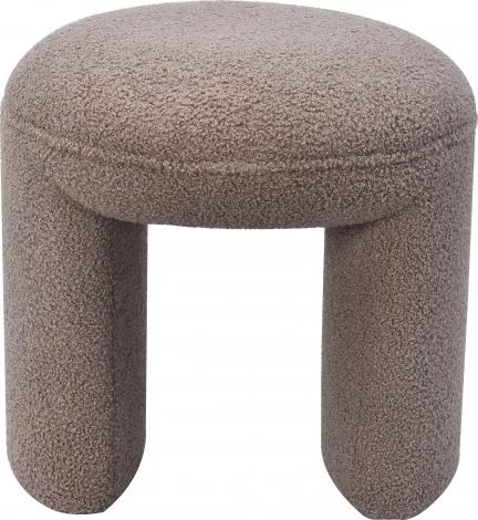 Пуф TEDDY серый d43*45см Garda Decor арт.N-55800