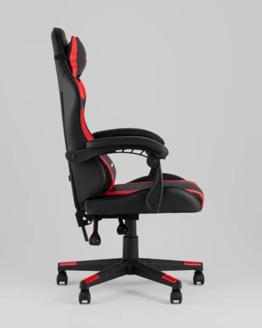 Кресло спортивное TopChairs Commander черно-красный арт.УТ000039477
