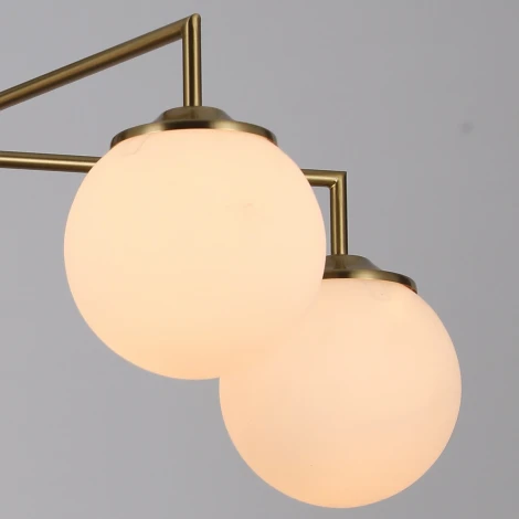 Потолочная люстра на штанге ILLUMICO IL0064-5C-79 COP (220V, шар)