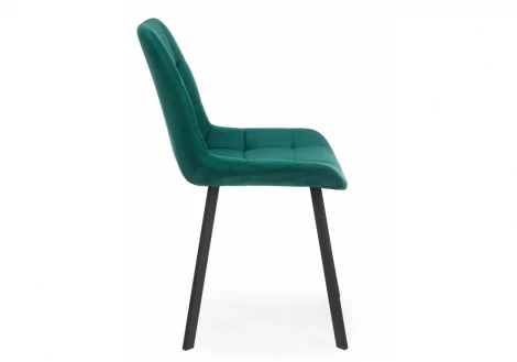 Стул на металлокаркасе Челси П зеленый (zd 667) / черный 632512