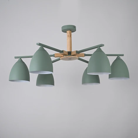 Потолочная люстра на штанге NOA 6 Mint ImperiumLoft Noa01 (183467-26)
