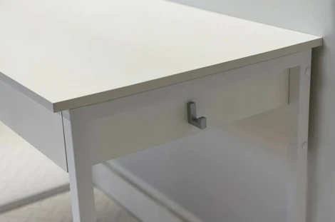 Стол Юниор Mebelson (ЛДСП,Металл/Светлое дерево,Белый) арт.SMU-01.2745