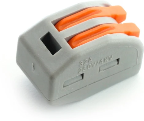 Клемма рычажковая 2-х проводная Stekker 32396