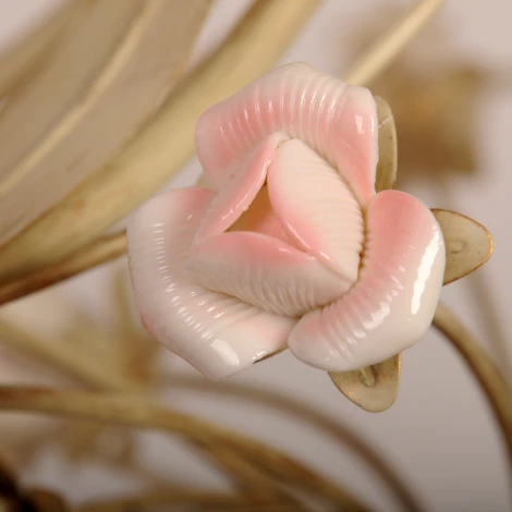 Подвесная люстра Abrasax Suzanne SD0843/5 (220V, на цепи, цветы, листья, розы)