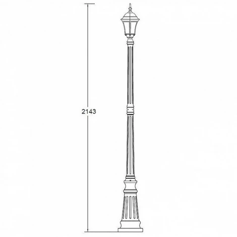 Наземный фонарь Oasis Light 91309S Bl (220V, IP44)