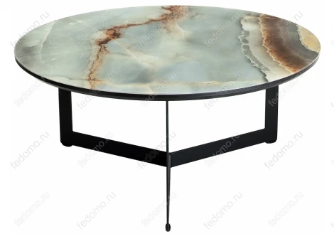 Журнальный столик Woodville Роб D-700 голубой мрамор 462374