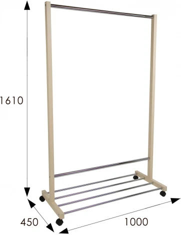 Вешалка напольная В 35Н слоновая кость от фабрики Mebelik