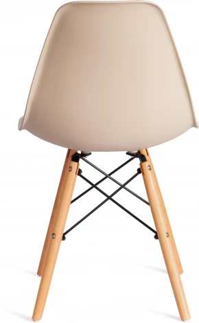Стул CINDY (EAMES) (mod. 1801) / 2 шт. в упаковке Tetchair (Дерево бук,Металл,Пластик/Бежевый) арт.24421