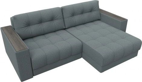 Диван угловой с декором Лига-049 НПБ Лига Диванов (Рогожка) арт.128452