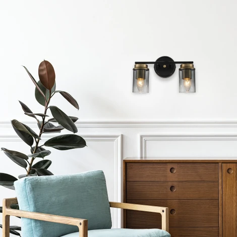 Бра Escada Dinasty 2118/2A E14*40W Black/Brass (220V)