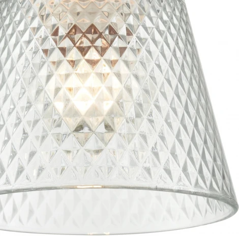 Подвесной светильник Lumion Manola 8049/1А хром/прозрачный металл/стекло E27 1*60W 220V