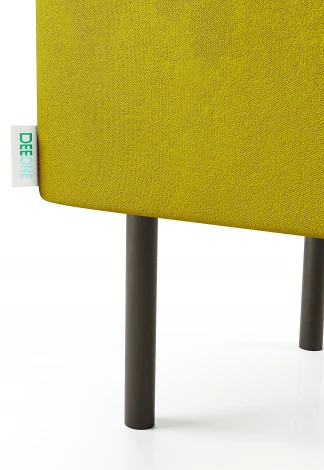 Маленькая радость Пуф прямоугольный на ножках, горчичный D1 furniture арт.AAA41673004