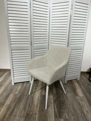 Стул M-City BRANDY WZ2042-18 белая галька/ белый каркас