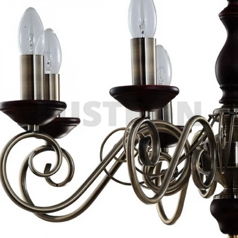 Подвесная люстра IDLamp 810 810/8-Oldbronze