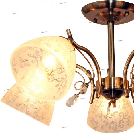 Потолочная люстра IDLamp Orebella 852/5PF-Oldbronze