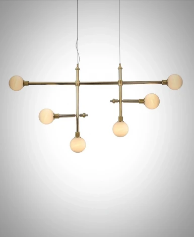 Подвесная люстра Mizi'en Lizze MZ121730-6-1450 (220V, на тросе, шар)