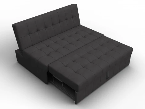 Диван прямой Лига-107 (140) (ЛДСП,Брус,Фанера,Замша/Коричневый) Лига Диванов 134929