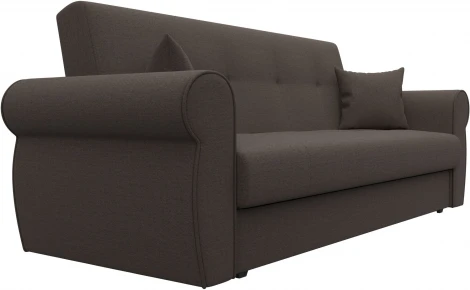 Диван-книжка Лига-019 (Коричневый/Рогожка) Лига Диванов арт.124989