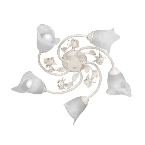 Потолочная люстра Vitaluce V1274-0/5PL (220V, цветы, листья)