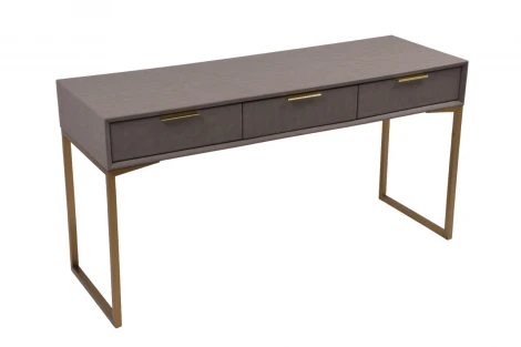 Стол-консоль IST-CASA Логан с 3-мя ящиками MC9001-150GR, 150х50х78 см, светло-серый