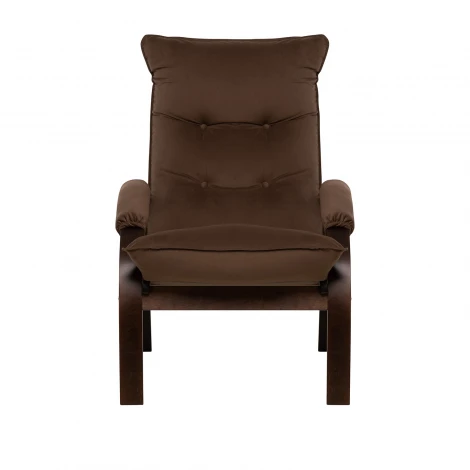 Кресло-трансформер Leset Левада (Фанера,Березовый шпон,Металл,Велюр/Орех) арт.2500000117138