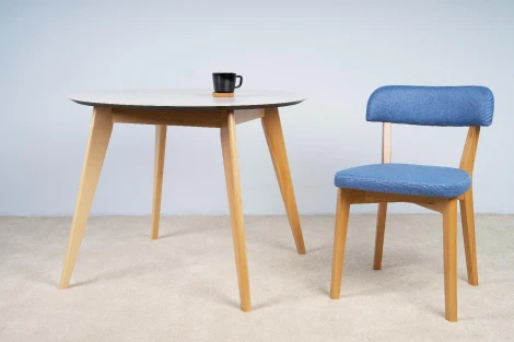 Стол R-Home Лунд круглый д.960 Мрамор Бьянко