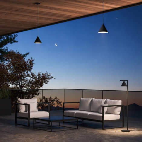 Уличный светильник подвесной Elektrostandard Beve 35184/H черный (LED, 220V, на проводе, IP54)