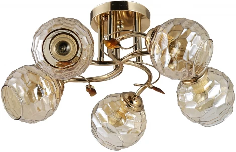 Люстра потолочная на штанге Ashley 9098-305 5 * Е14 60 Вт