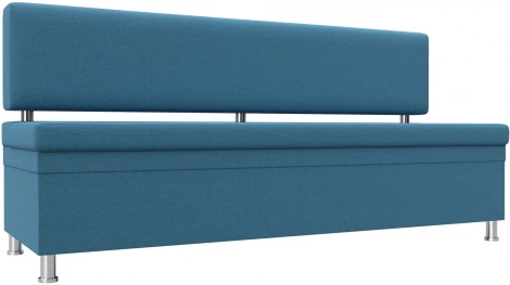 Диван кухонный прямой Стайл (Голубой/Рогожка) Лига Диванов арт.123911