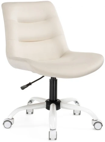 Компьютерное кресло Woodville Орди молочное / белое 559276