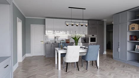 Подвесной светильник Wi-Fi Lightera Rudolf LE114L-5B SMART (LED, 220V, управление смартфоном, голосовое управление, умный дом - Алиса, Tuya Smart, Маруся, Smart Life, Экосистема Сбер, на проводе)