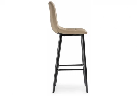 Барный стул Woodville Chio dark beige / black 11982