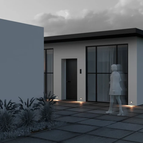 Подсветка для лестниц и ступеней встраиваемая Maytoni Bosca O045SL-L3B3K (LED, 220V, IP65)