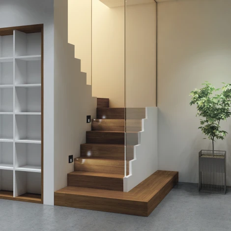 Подсветки для лестниц и ступеней Denkirs Troms DK1030-BK (LED, 220V)