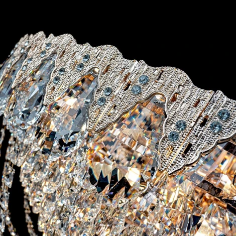 Подвесная люстра хрустальная Modelux MODELUX ML.8881.18P GD