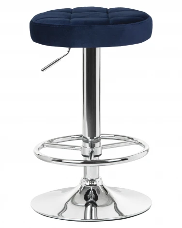 Набор 2 шт табурет барный DOBRIN BRUNO (синий велюр (MJ9-117))