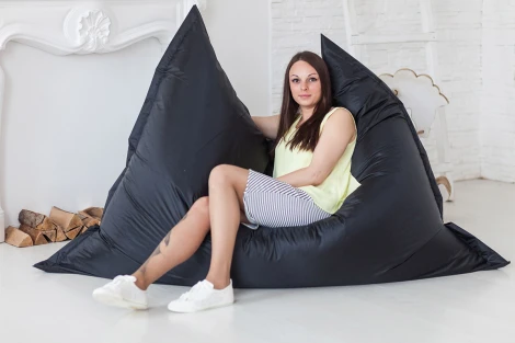 Кресло подушка Dreambag Черная Оксфорд (Классический) 3200901