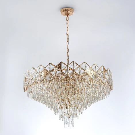 Подвесная люстра хрустальная Modelux MODELUX ML.7555.25 GD