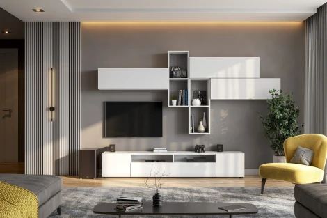 Тумба для ТВ Арника Токио, Белый