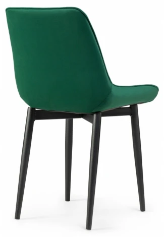 Стул Notta на металлокаркасе Седа К зеленый / черный 502097