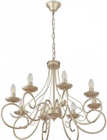 Подвесная люстра Arte Milano AM349159 349159/8 CG (220V, на цепи, подсвечник, свеча)