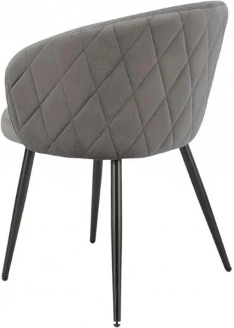 Стул Aurora Luminary Hesby (Металл/Велюр, Серый) арт.HSBI_DC115_grey