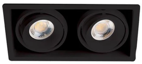 Точечный светильник встраиваемый Italline DE DE-312 black (220V)