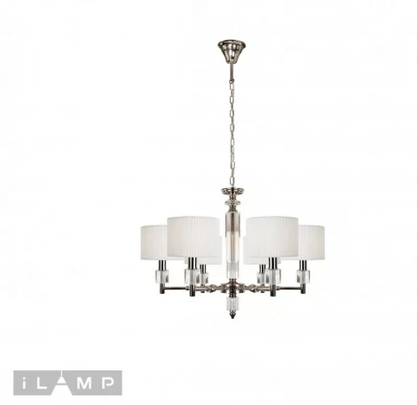 Подвесная люстра iLamp Alexa P2404-6 Nickel