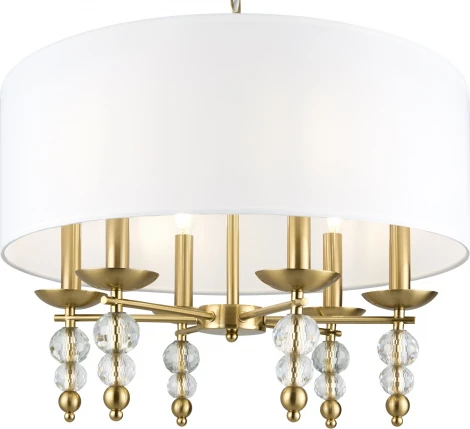 Подвесная люстра Freya Side FR1009PL-06BS (220V, на цепи, круглые)