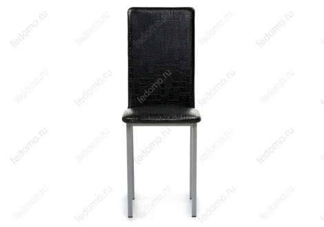 Стул Woodville на металлокаркасе Bozanak черный крокодил / светлый мусс 454009