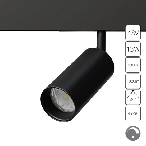 Трековый светильник магнитный 48V Linea A4681PL-1BK Arte Lamp